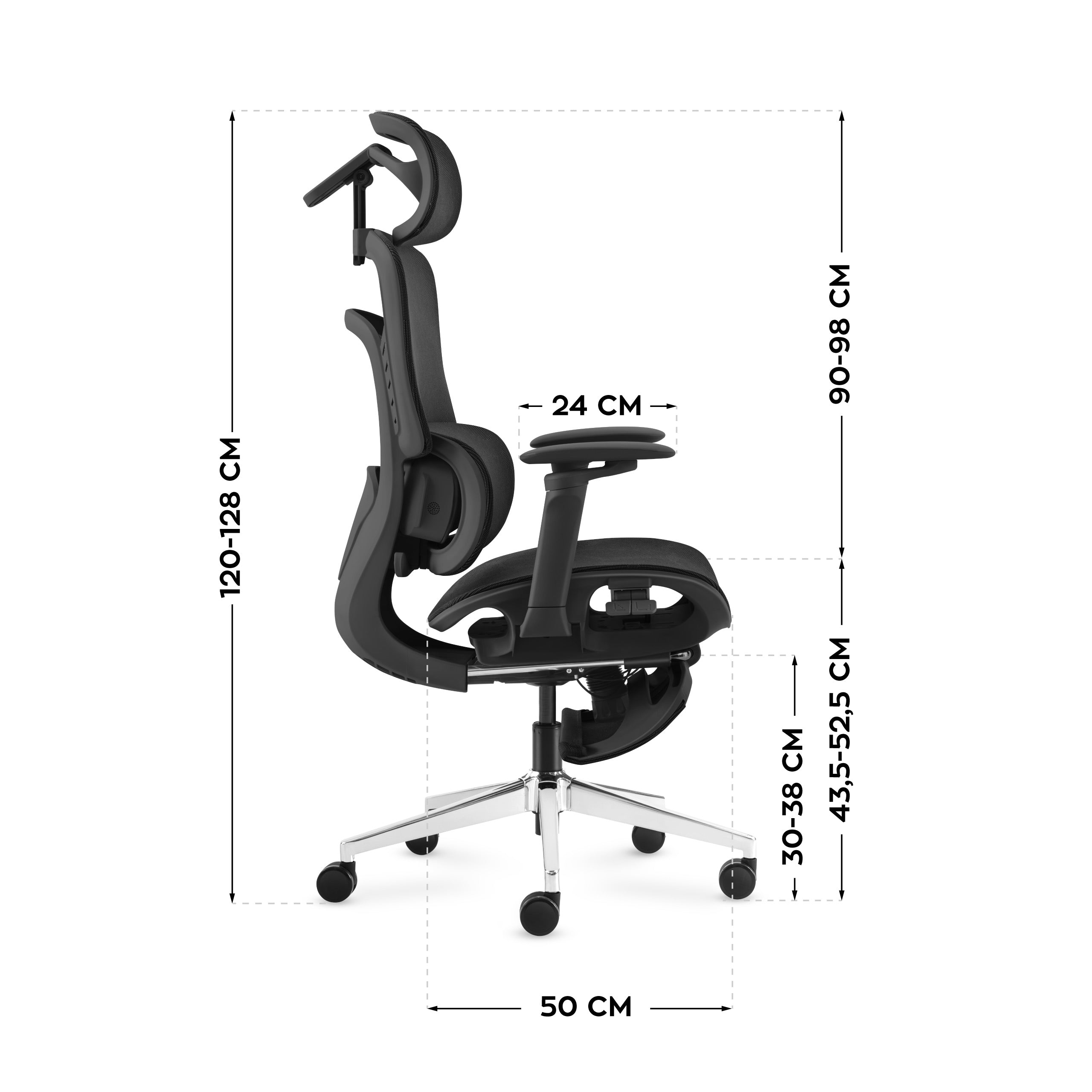 Poltrona da ufficio con funzione massaggio Mark Adler Visioner 8.3 Black