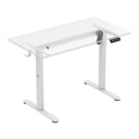 Struttura della scrivania elettrica bianca Mark Adler Xeno 1.7 White